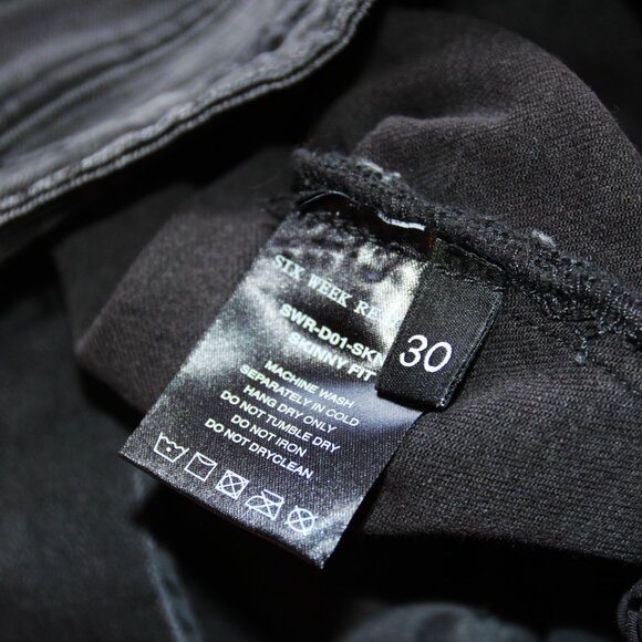 BNWT AW20 SIX WEEK RESIDENCY DISTRESSED FADED JEANS 30 - Picture 11 of 13